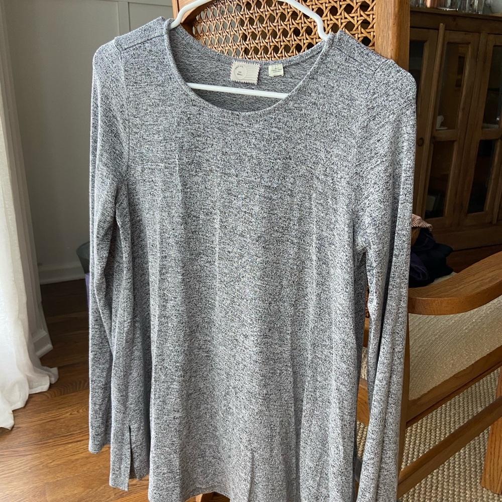 SOLD Anthropologie Brand Grey Knit Top